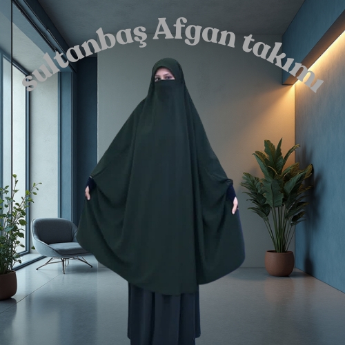 KOYU YEŞİL AFGAN TAKIMI